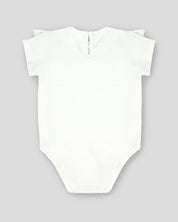 Body blanco con bolero y bordado para bebé niña - Cielito