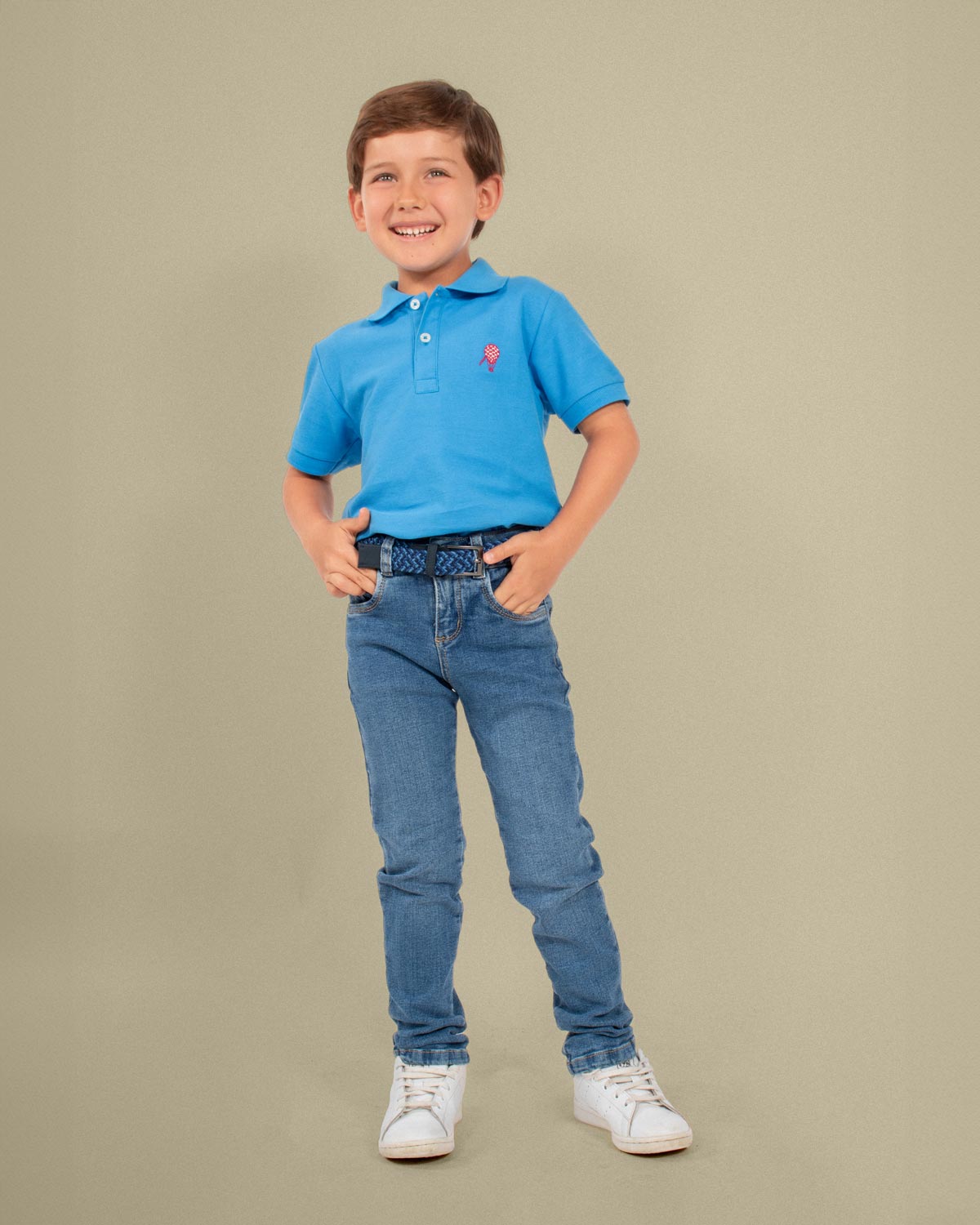 Classic jean azul medio para niño